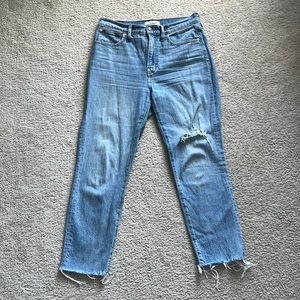 Madewell perfect vintage straight jean